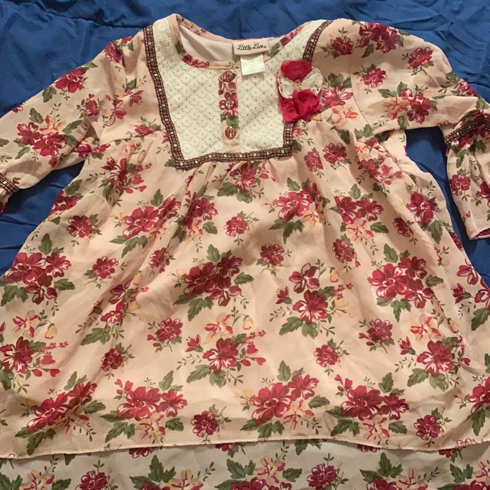 pink flower shirt size 6X (no refunds)